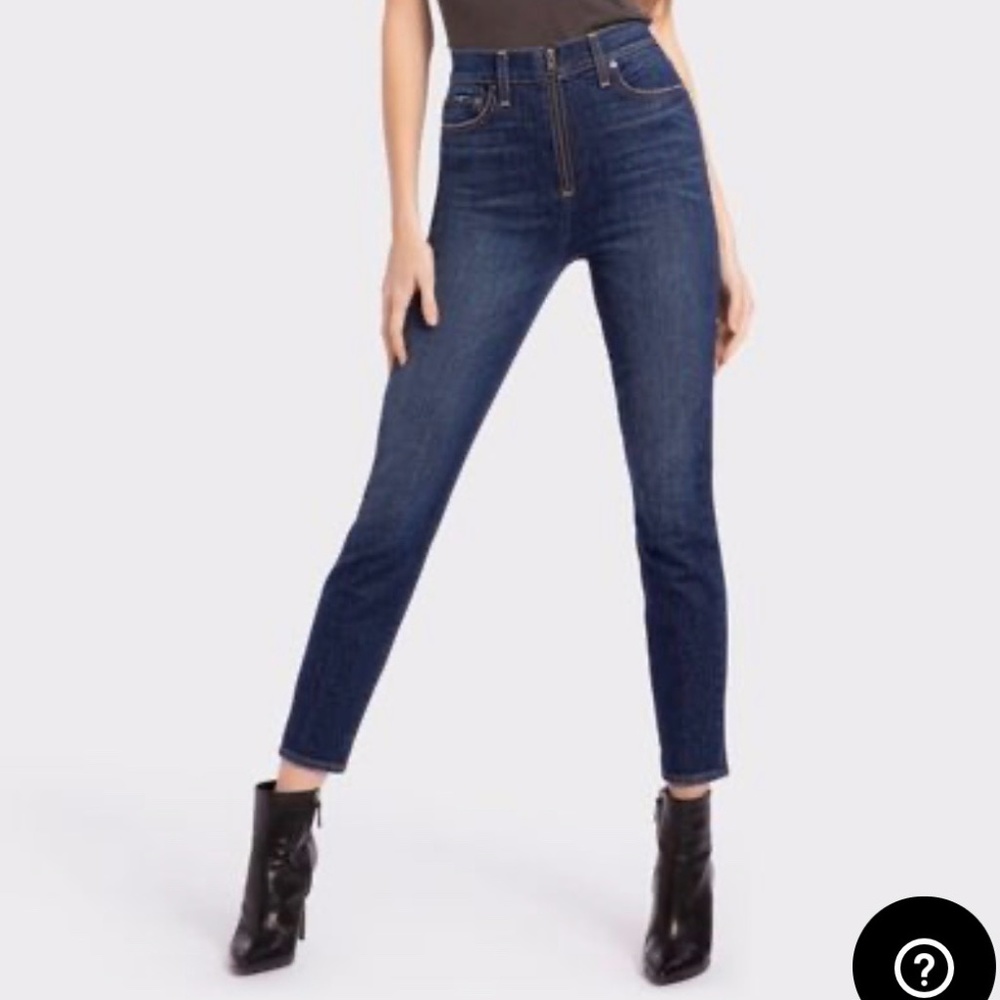 ALICE + OLIVIA High Rise Ankle Skinny Jean.   Size 26.  NWT